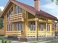 Деревянные двухэтажные дома