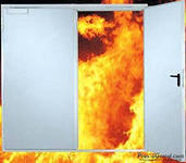Дверь с противопожарными характеристиками
